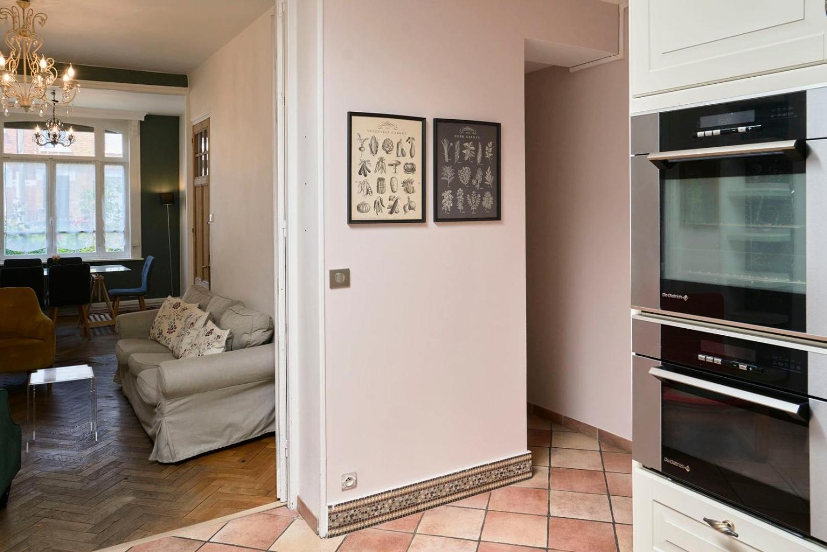 Ferienwohnung Beautiful 1900 House Full Equipped, 4Bdrm+ Garden! Lambersart Exterior foto