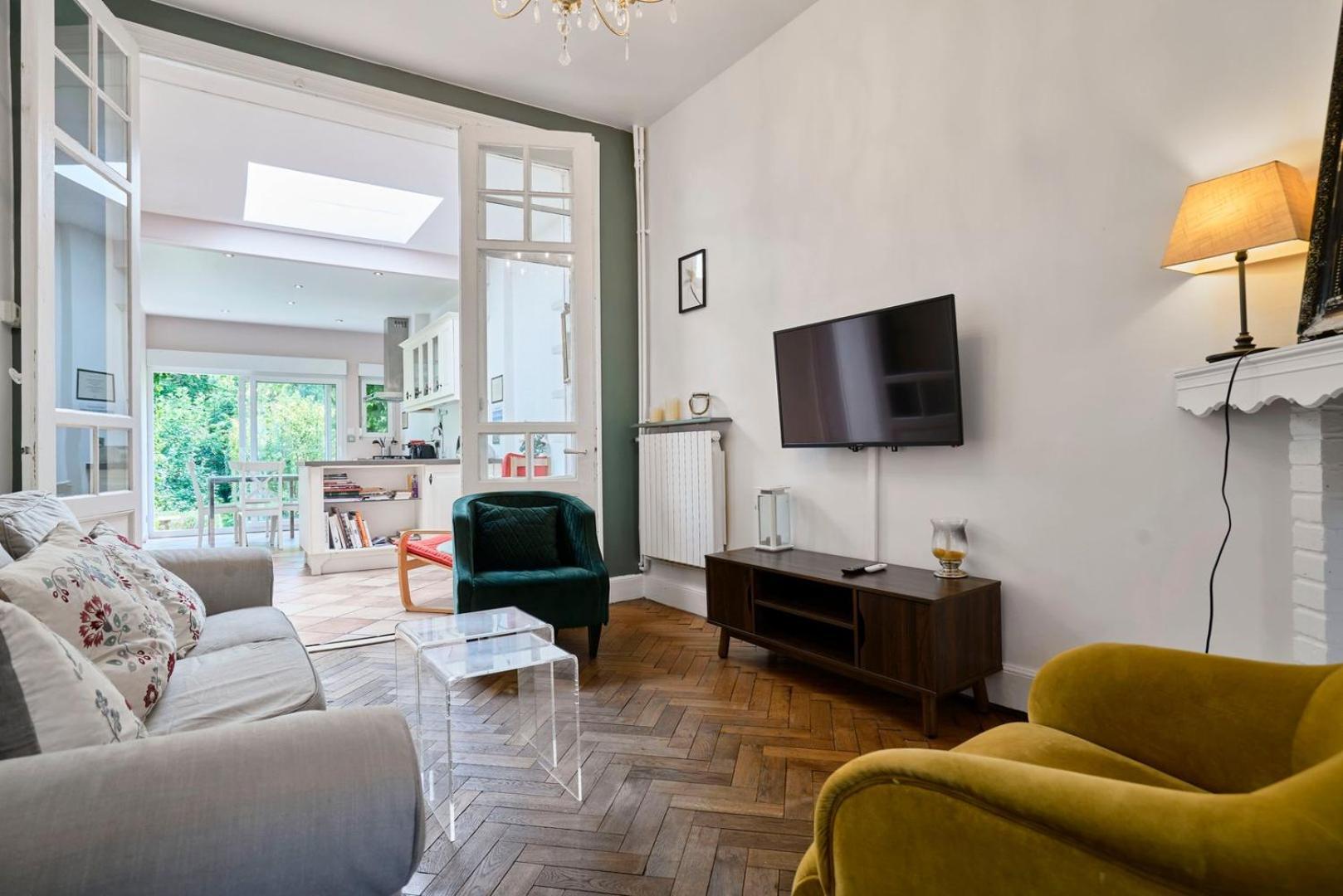 Ferienwohnung Beautiful 1900 House Full Equipped, 4Bdrm+ Garden! Lambersart Exterior foto